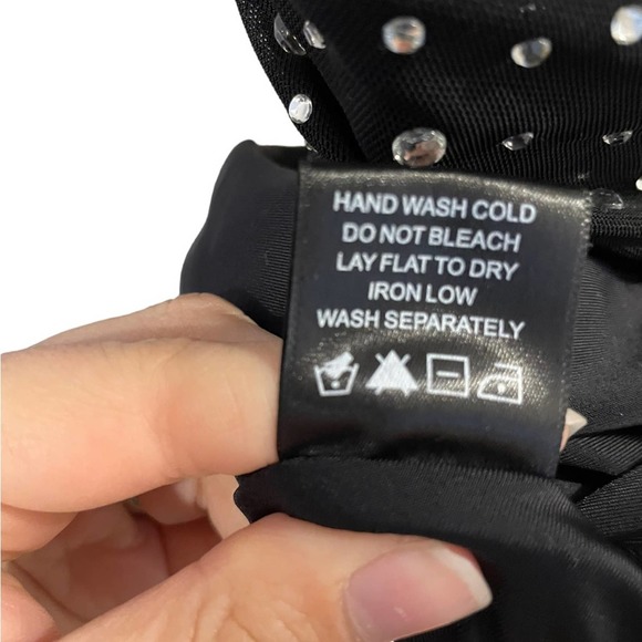 NBD Mila Embellished Mini Dress in Black Small - Picture 11 of 13